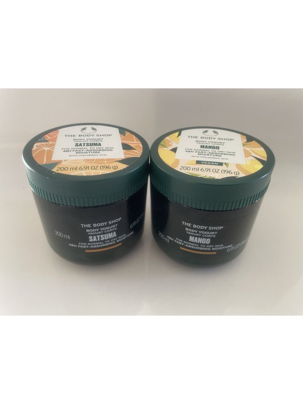 The Body Shop Body Yogurt - Mango & Satsuma - 200 ml each